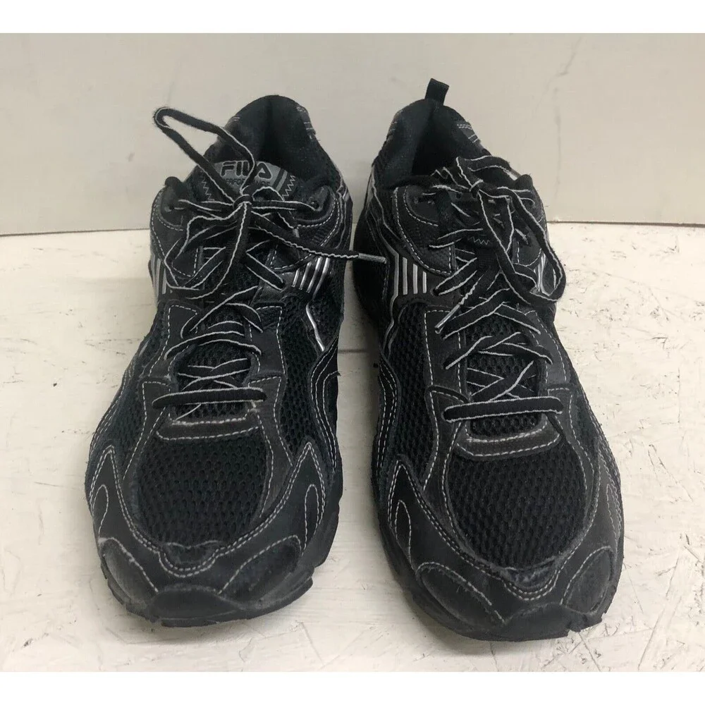 Fila Men Black Lace Up Athletic Shoes size US 13 -EUR 47 -- 1SR124LZ 007--